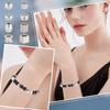 48Pcs 8 Style 304 & 201 & 303 Stainless Steel European Beads Large Hole Beads Rondelle & Rondelle & Cube Stainless Steel Color 7~10x7~10x4~8mm