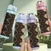 1PC Morocco Ethnic Geometric Carpet Art 750ml Color Plastic Sports Water Bottle Leakproof Flip Straw Lid Suitable for Sports Office Home Use