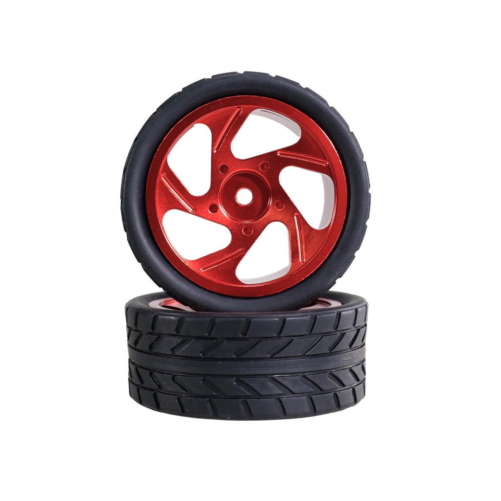1/14 Scale RC Car Metal Wheel Hub & Tire Combiner Upgrade Parts