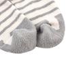 Stylish and Cute Boucle Socks with a Kusuguru Crew Character Nursery Teacher Women's Nago-Nago Pattern, Socks, Design, Socks, 23-6725 (#1/GY Gray)