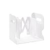 Retractable Desktop Bookend with Pen Holder - Creative Folding Plastic Bookstand for Students