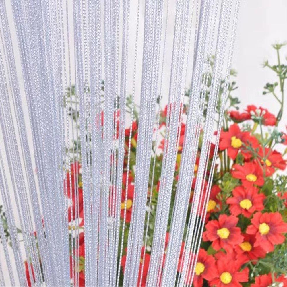 Door Fly Screen Thread Curtains Encryption Type Panel Tassel Curtain Ribbon String Divider Blind