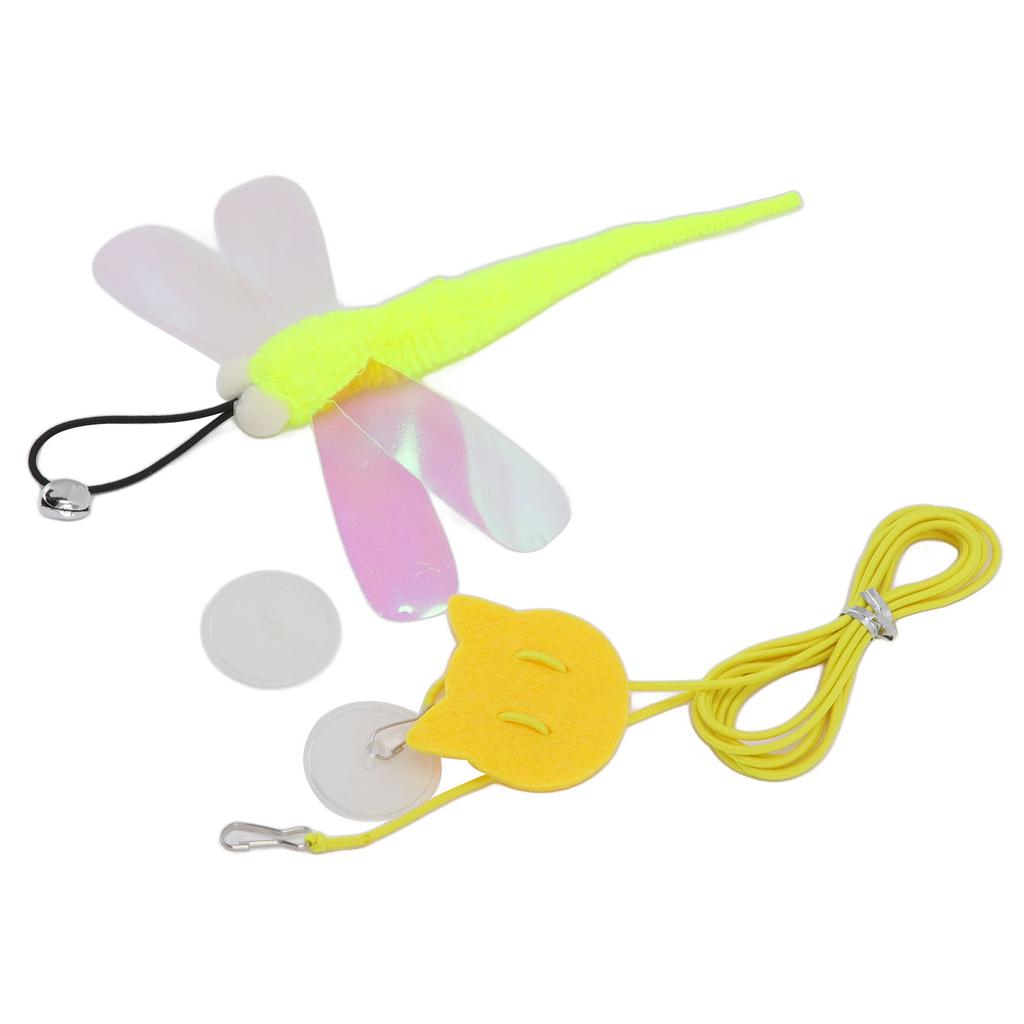 Pet Cat Hanging Toy Adjustable Interactive Traceless Hook Elastic Cord Bell Door Hanging Cat Toy