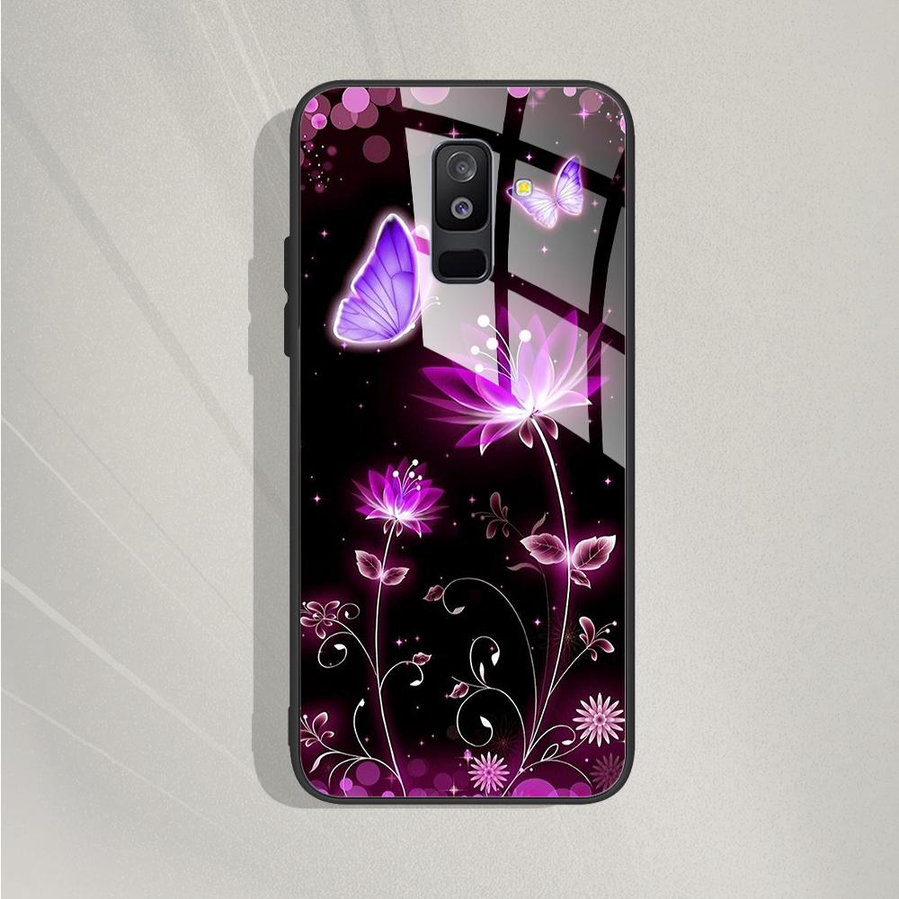 A6 Plus Hülle Für Samsung Galaxy A6 2018 Handyhülle A600F SM-A600F Gehärtetes Glas Hülle Für Samsung A6 Plus 2018 A6+ A605F Abdeckung