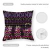 Modern And Stylish Fair Isle Cushion Cover Anti-dustmite Pillowcase Invisible Zipper Silky Short Plush Sofa Cushion Cover