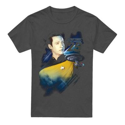 STAR TREK Unisex Adult 25th Data T-Shirt