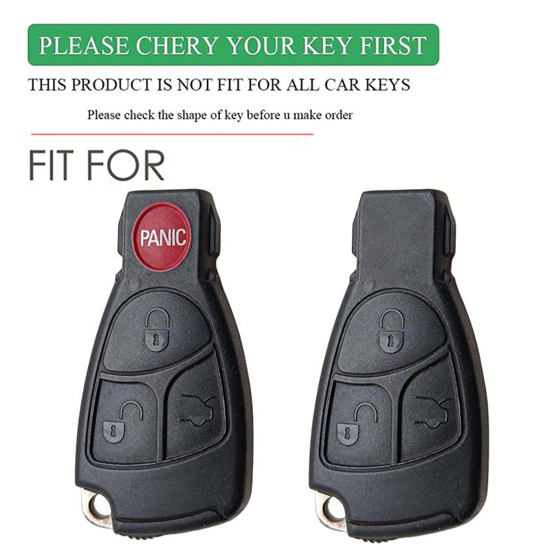 Car Key Case Remote Key Cover For Mercedes-Benz W211 W202 W210 W208 W203 W245 B Class V180 CL55 CL600 CL65 C230 C240 C280 C320