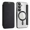 A16 Samsung S25Ultra Flip Cover Phone Case with Electroplated Magnetic Charging, Suitable for A36 Drop Protection Case