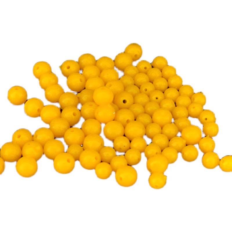 Corn-Flavored Yellow Semi-Floating Soft Fishing Lure Balls, 1cm-1.6cm