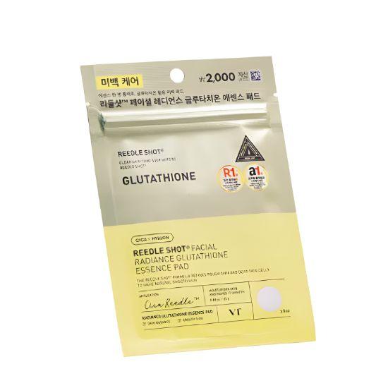 

VT Cosmetics Reedle Shot Facial Radiance Glutathione Essence Pads Brightening Toner Pads 8pcs