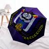 Royal Sporting Club Anderlecht pattern, automatic folding umbrella, portable and foldable design, 8 ribs, a Christmas or birthday gift.