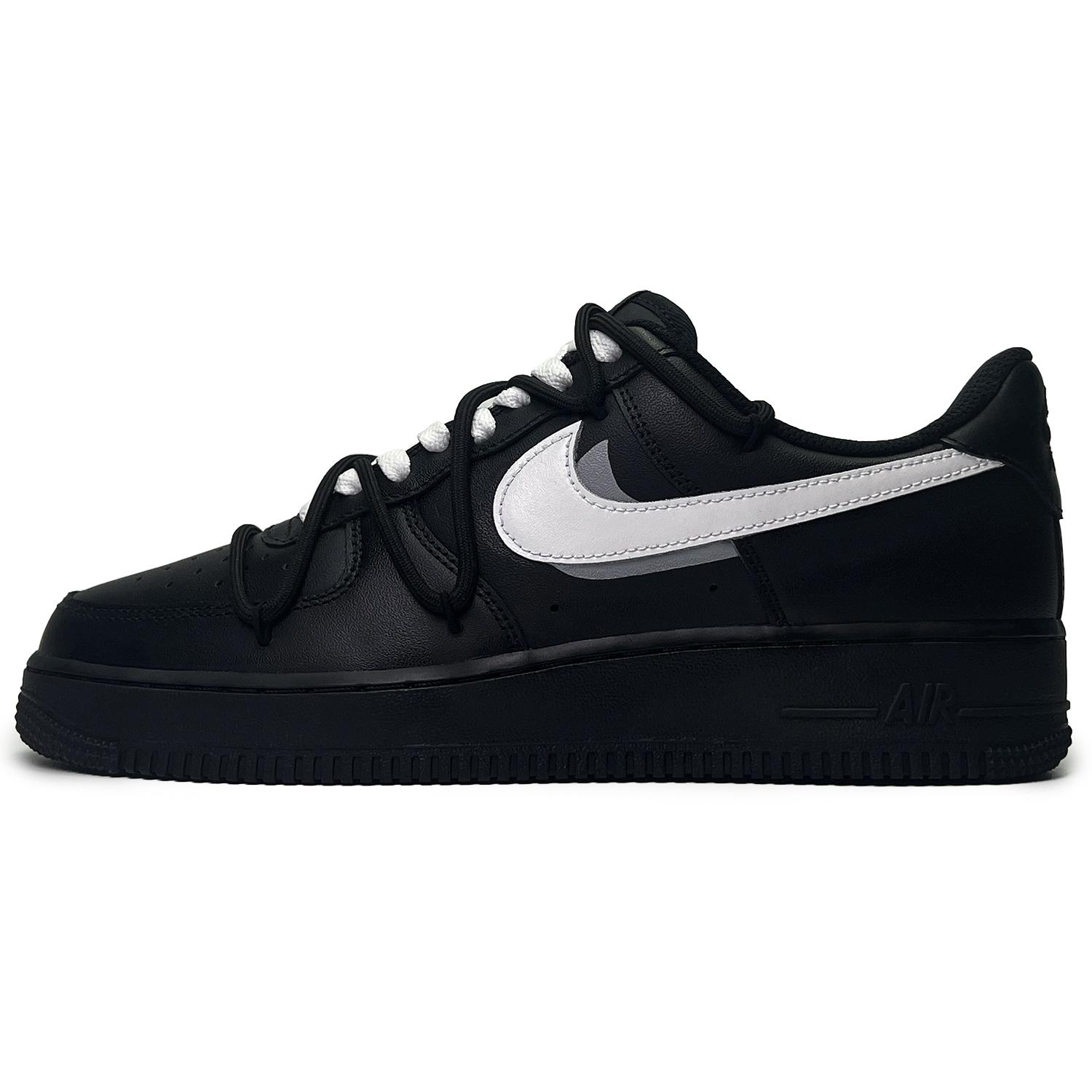 

Nike Air Force 1 Reflection Low top Skateboard Shoes Men s Black White CW2288-001(Team285-) 40