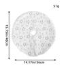 Snow Mini Christmas Tree Skirt Desktop Christmas Tree Base Decoration Cute Star Tree Skirt Ornaments