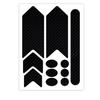 Protection de chaîne de vélo noire durable; Garde-chaîne de cadre de vélo; Accessoire Essentiel Protège la Chaîne de Vélo