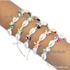 12-Piece Set: Handmade Beaded Bracelet & Keychain with English Letters - Contact Customer Service Before Use