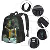Gordon The Gamer Robot Teen College Student Backpack Pattern Design Bags Robot Droid 3d Maya Vector Arcade Gamer Video Games