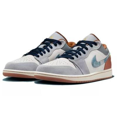 אייר ג'ורדן 1 SE נמוך Swoosh ג'ינס מתוקן ג'ורדן 1 AJ1 נמוך לגברים FZ5042-041