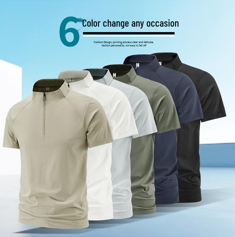 2026 Extra Large Couple's Ice Silk Loose-Fit Casual T-shirt for Men & Women - Summer Outdoor Comfort