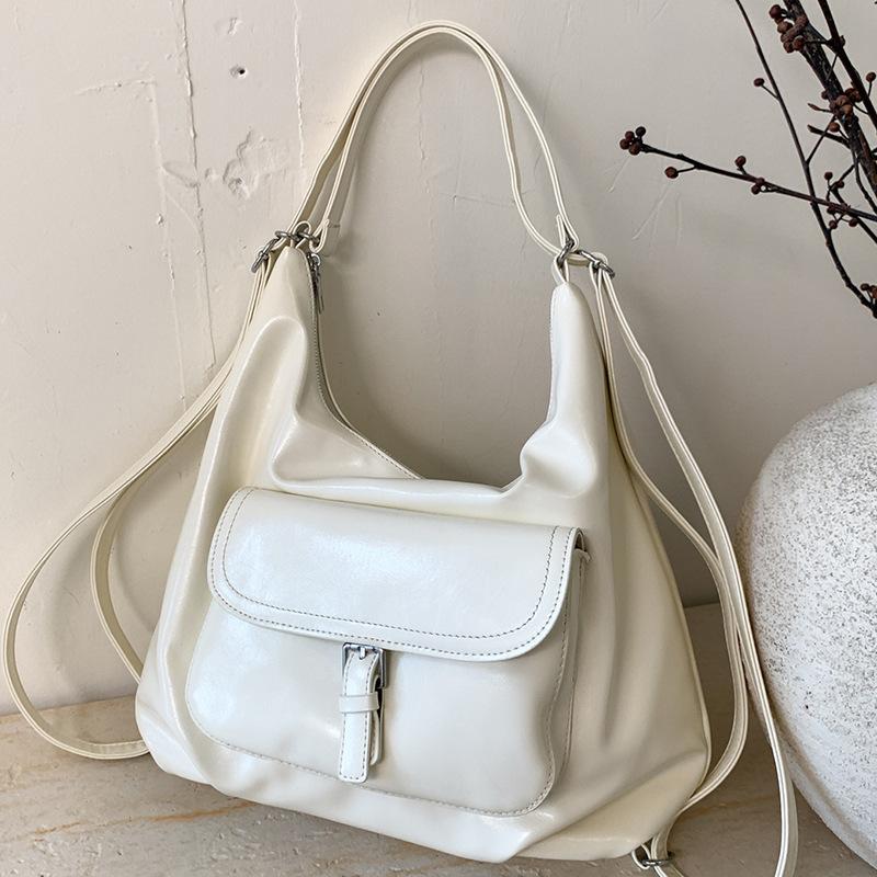 Commuter Tote Bag Women's Large-capacity Casual Single-shoulder Crossbody Bag High Appearance Level Backpack