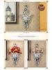 European Wall-Mounted Vase: Creative Resin Ornament for Retro Home Decor