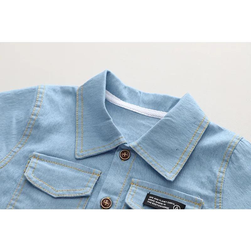 Summer Children Clothes Boys Suit Denim Jeans Pants Set Infant Casual Outfits