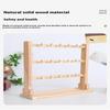 Wooden Jewelry Display Stand Necklace Bracelet Key Holder Hook Storage Rack Earring Pin Brooch Holder Stand Organizer