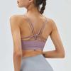 European and American New Style Sports Bra for Women, Shockproof Running Yoga Vest, Beautiful Back, Sexy Strapless Fitness Bra