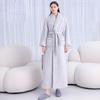Women's and Men's Extra Long Plush Robe - Thickened Shu Cotton Fleece Bathrobe, Plus Size Homewear for Autumn and Winter