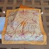 Used HERMES scarf hkerchief orange
