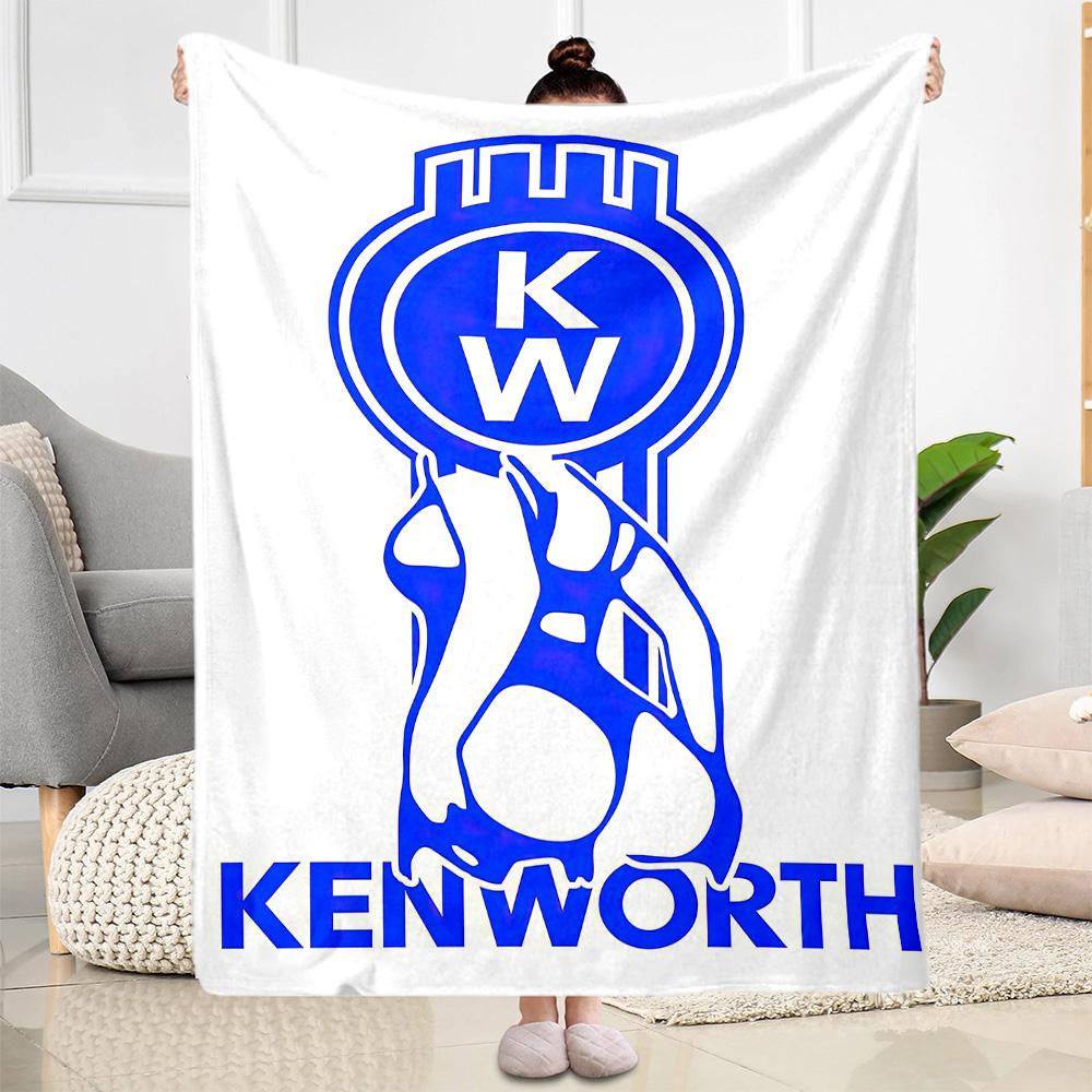 Kw Heavy Trucks Blanket Durable Comfort Great For Livingroom Bedding Office Chair Four Seasons Multipurpose Modern Style