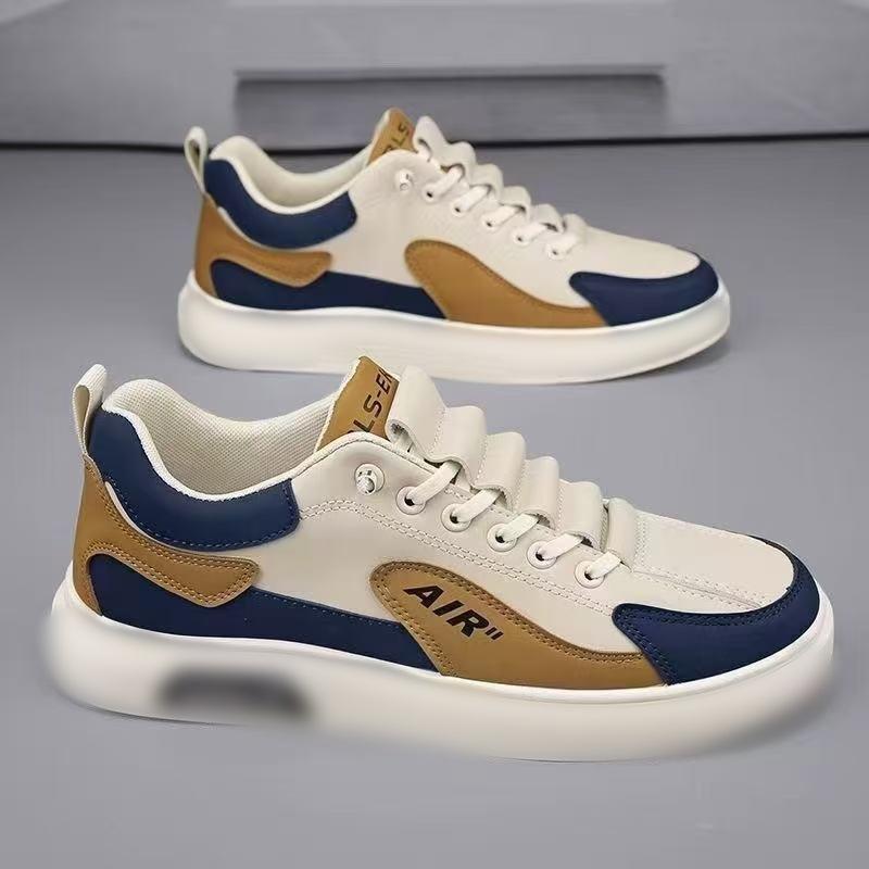 Men's shoes spring new low-top with printed mesh cloth dad casual comfortable sports Forrest Gump shoes breathable