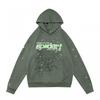 Premium Heavyweight Hooded Sweatshirt With Rhinestone Letter Print Unisex Streetwear Pullover Fall