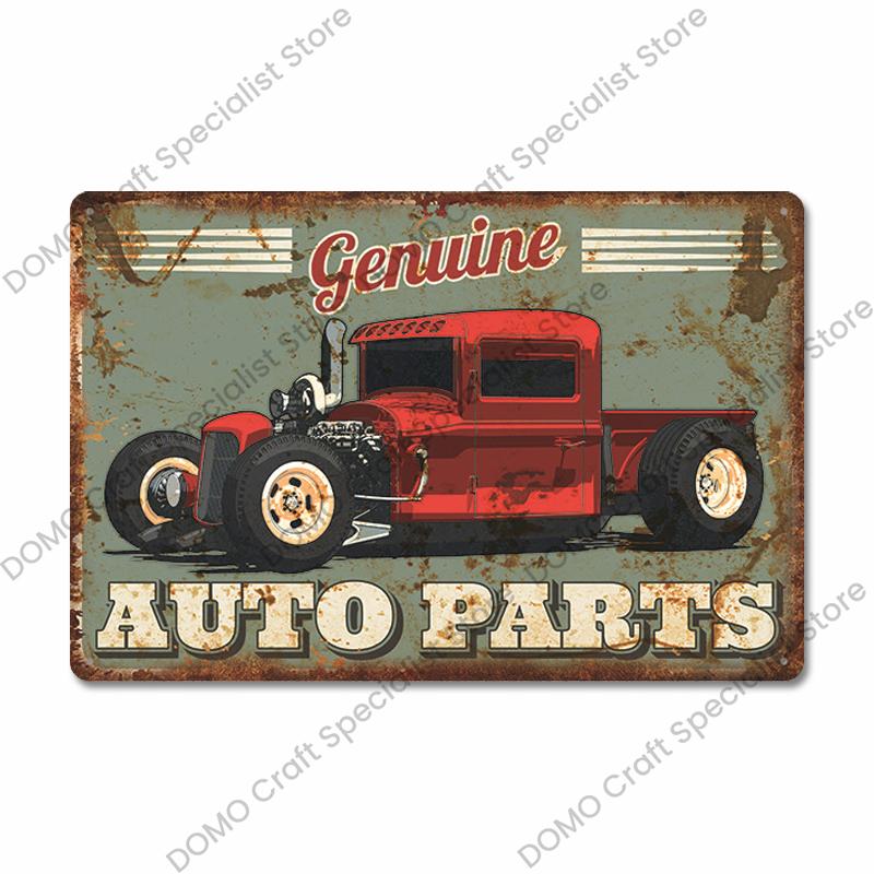 Vintage Route  Metal Sign Retro Garage Wall Art Decor xcm
