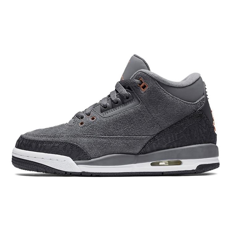 Jordan 3 Retro Anthracite GS 441140-035 36 темно-серого/красный