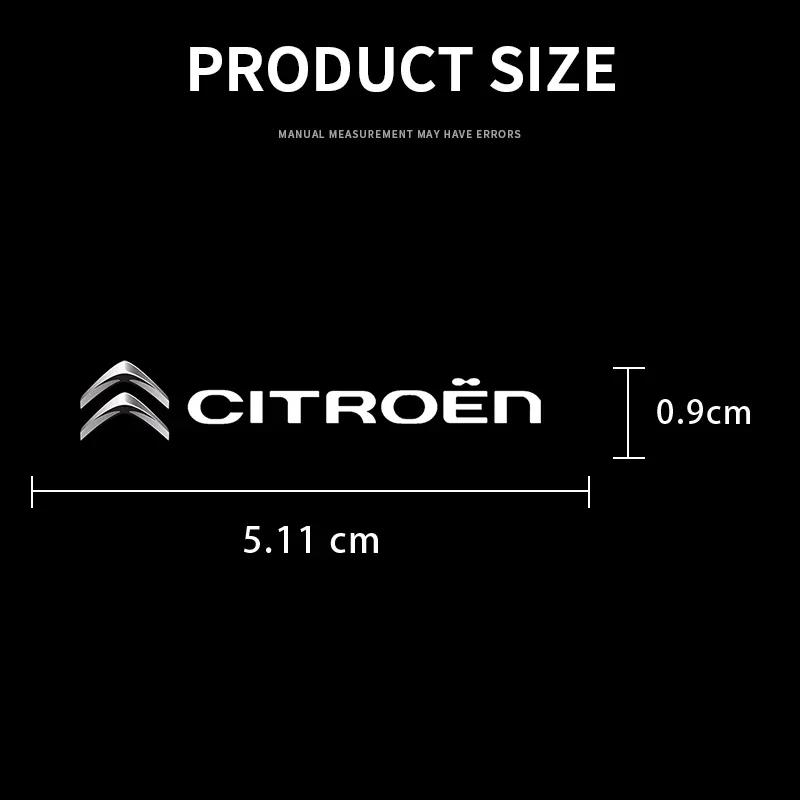 Univerzální 3D kovová slitina Auto Motocykl Znak Nálepka Dekorace pro Citroen VTS Grand Picasso C1 C3 C4 C5 C6 C8 C4L Aircross