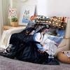 The Untamed ChenQingLing Throw Blanket Print Warm Flannel XiaoZhan WangYibo Mo Dao Zu Shi Blankets for Fans Sofa Bed Blankets