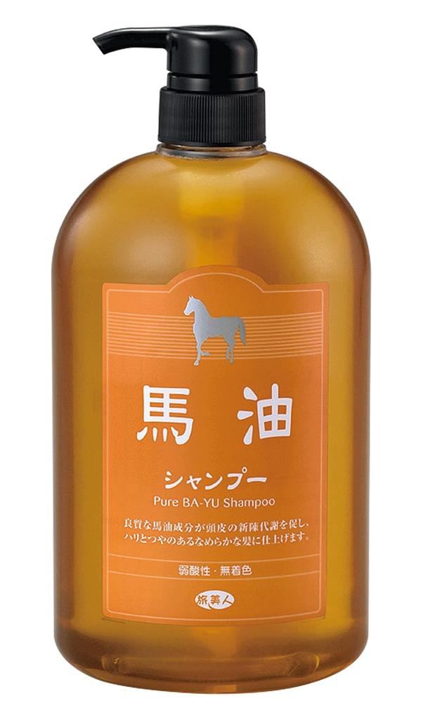Azuma Shoji Horse Oil Travel Mild No 1000ml Bottle Imabari Towel Shampoo, Beauty, Acidity, Coloring, [Includes Handkerchief] (Gauze Fabric)
