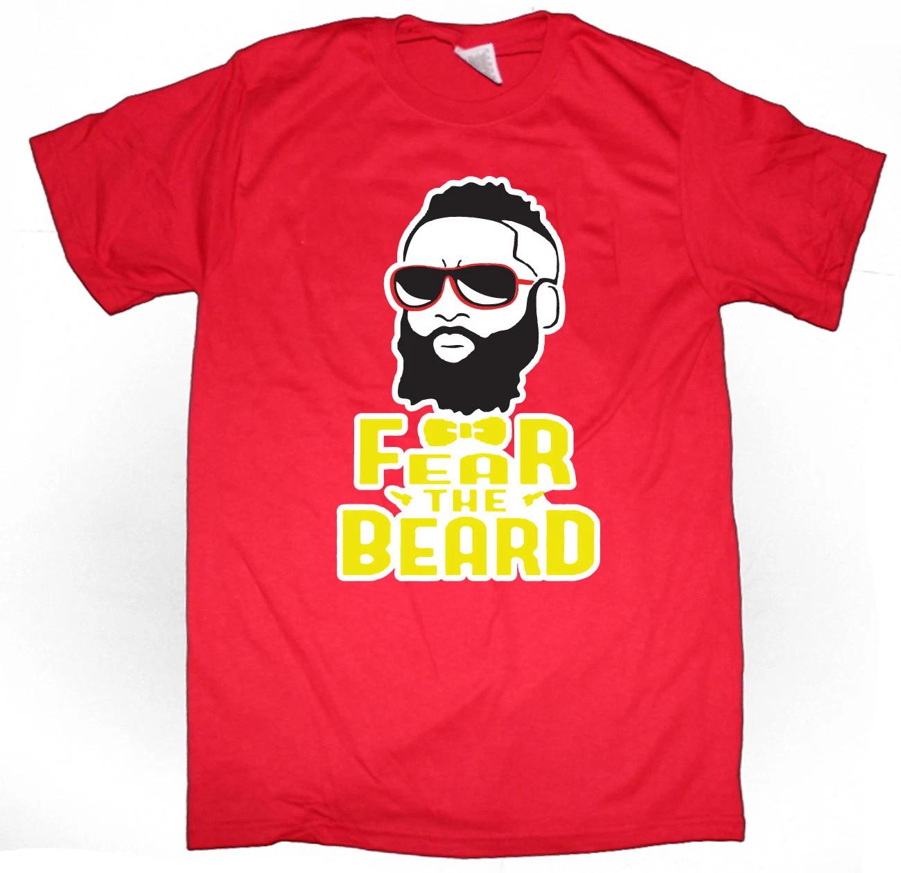 James Harden Houston Rockets Fear The Beard Jersey T-shirt Shirt S