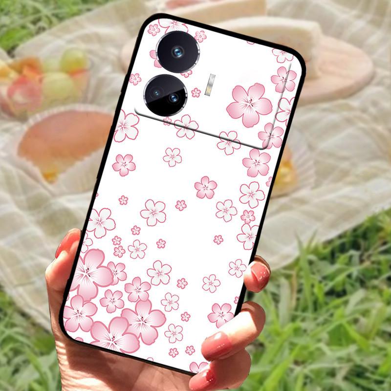 For Realme GT Neo 5 SE Case Popular Picture Black Silicone Soft Back Cover Case For Realme GT Neo 5 SE 5SE Phone Cover Funda