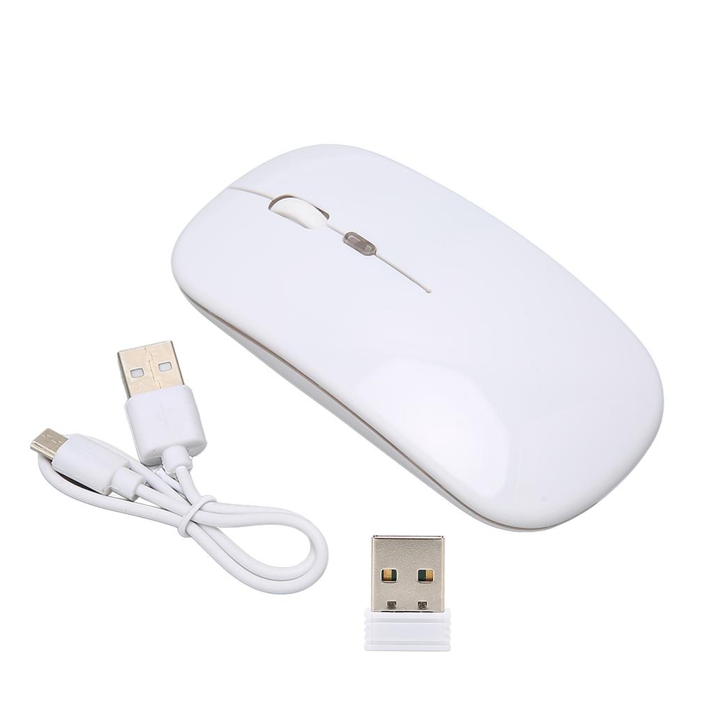 2.4G Wireless Mouse   Chargeable   1600DPI Color Backlight Game Mouse with 2.4G Receiver for Laptop Computer