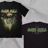 OVERKILL Kapela Retro Styl 90. léta Černé Oboustranné Tričko
