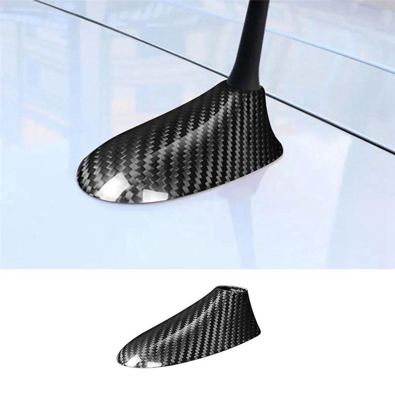 Car Antenna Shark Fin Cover Antenna Shark Fin Cover For Fiat 500 Carbon Fiber For Fiat 500-M53K
