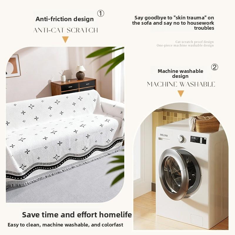 Light Luxury Highendchenille Sofacovercloth Universal In All Seasons Anticat Scratching Sofa Towel Full Cover Blanket Versatile