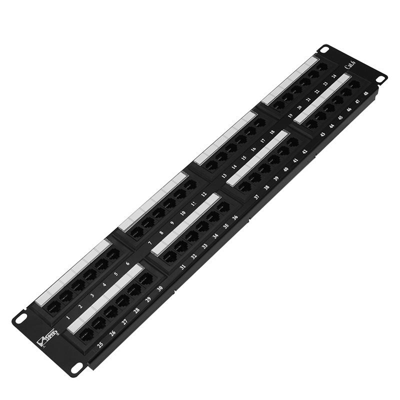 Sanbao Cat5e 48-Port Network & Voice Patch Panel