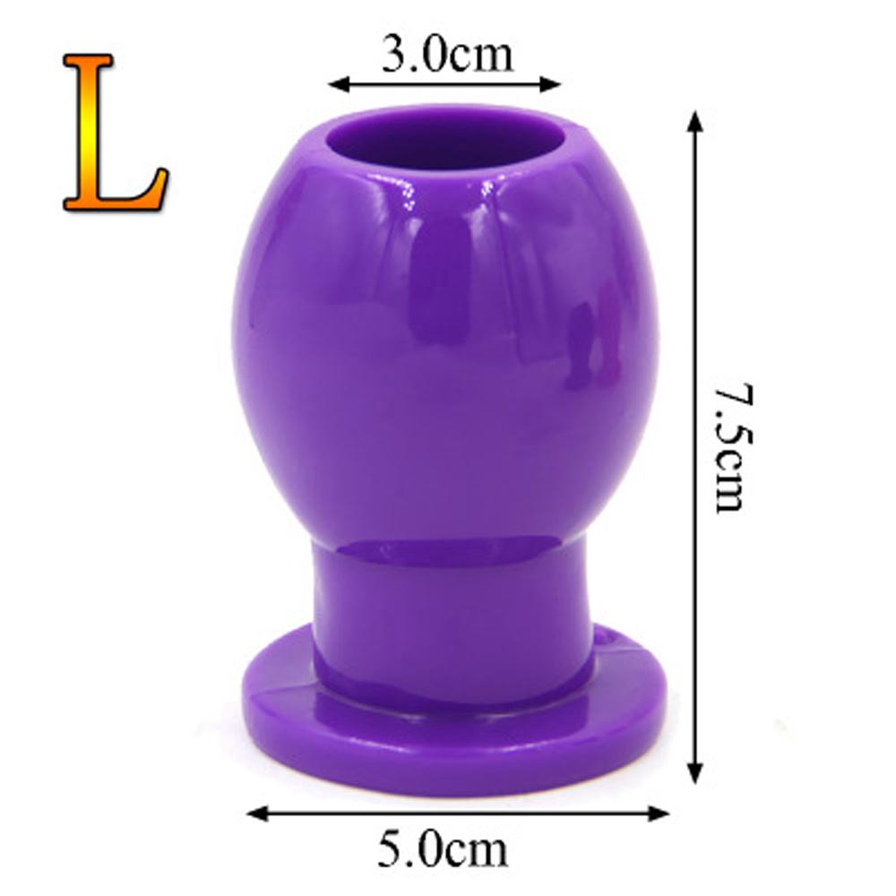 3 Sizes Hollow Anal Plug Gay Enema Tools Female Soft Vagina Speculum Pussy Anus Dilator Anal Sex Toys for Couples Sex Shop