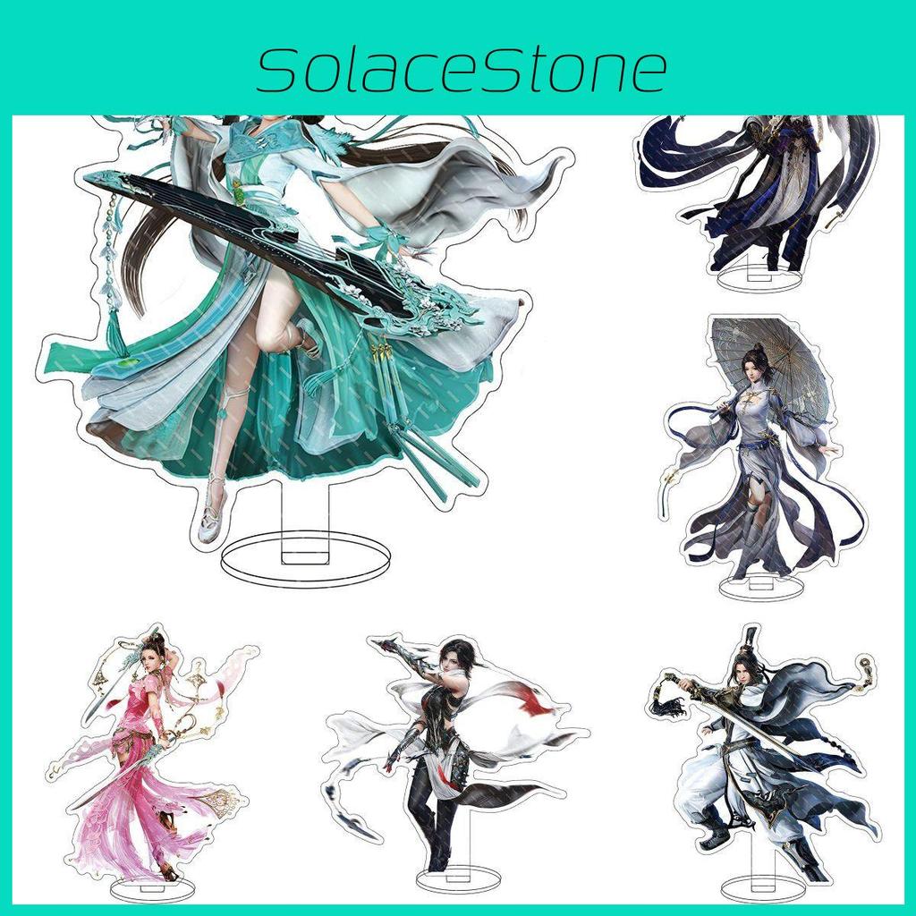 Exquisite Online Game Swordsman Love Acrylic Ornament For Home Dcor And Gifts