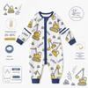 Bamboo Cotton Baby Sleeper: Split-Leg, Lightweight, Anti-Kick, All-Season Pajamas