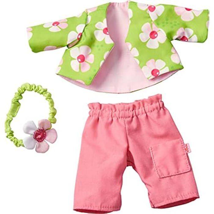 Ensemble Vêtement Poupée - HABA - Magie des Fleurs - Lavable - 30 cm - Haute Qualité