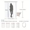 1/4Pcs Halloween Decoration Cute Ghost Pumpkin Pattern Shower Curtain Bathroom Decor Halloween Decoration Indoor Shower Curtain