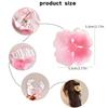 6pcs/set Ladies Gradient Color Flower Shark Clip Spring/Summer New Thick Hair Thin Hair Use Holiday Gifts for Leisure